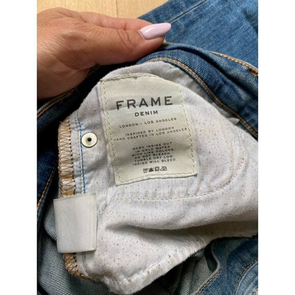 Frame blue "Le Garcon" Womens jeans sz 25 - Picture 10 of 10